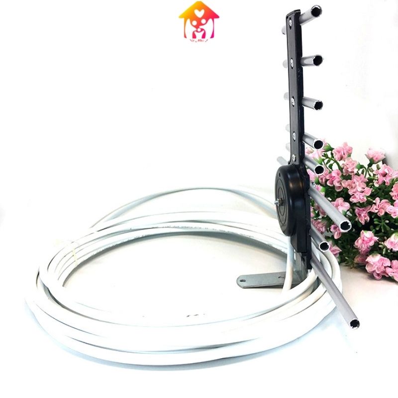 Ăngten DVB-T2 Thu Sóng Thông Minh Gồm 15m Dây Cáp Và Jack Nối