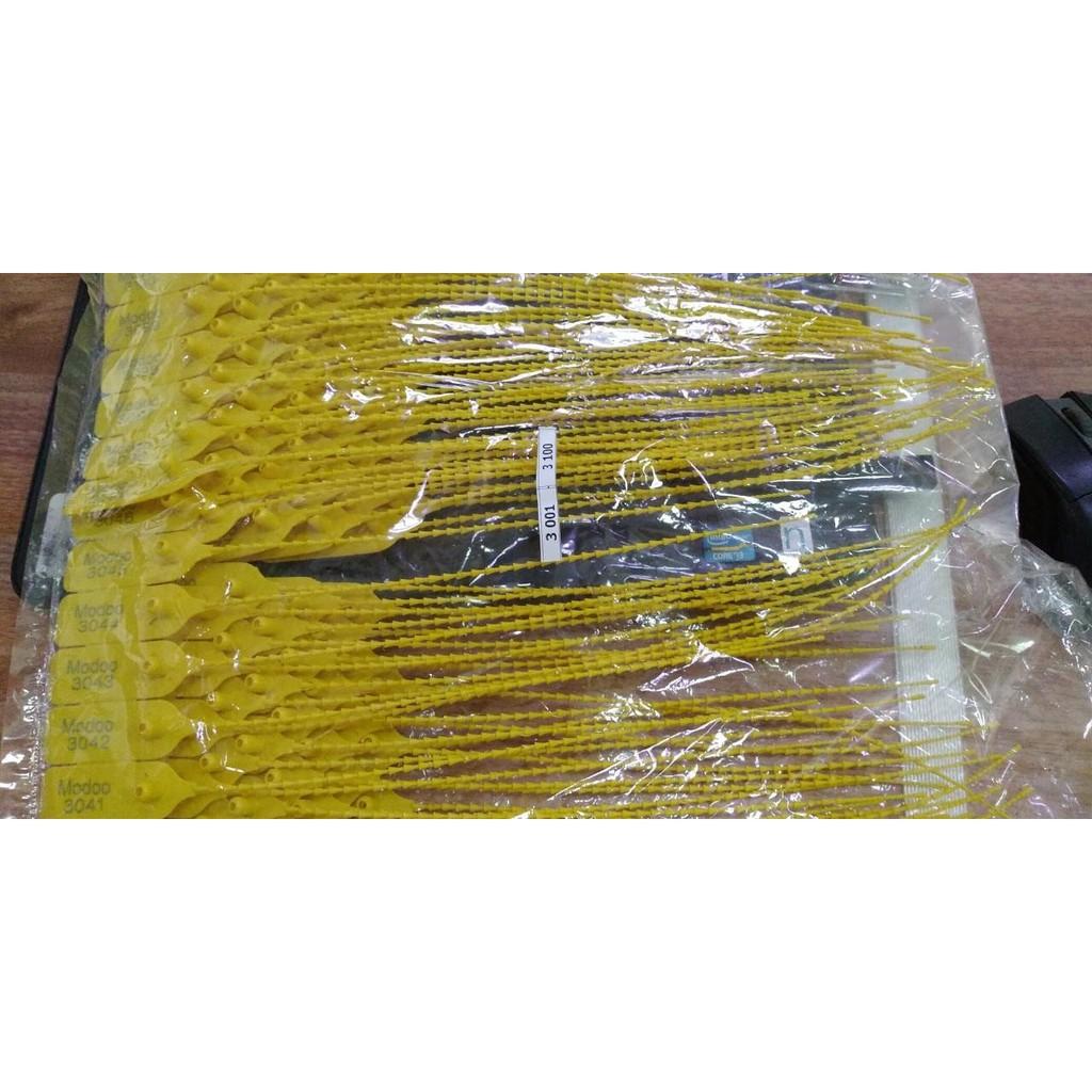 Dây niêm phong nhựa đốt trúc seri liên tục ,niêm phong hàng hóa gói 100 cái
