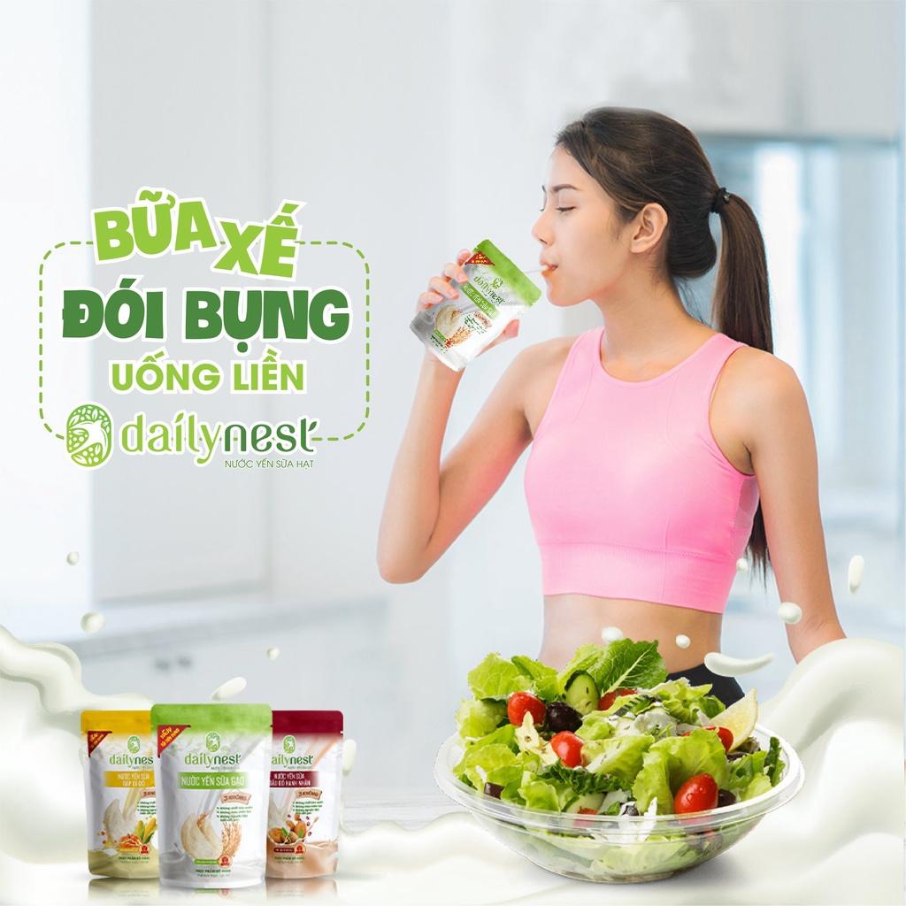 Hộp 10 túi Nước Yến Sữa Hạt Dailynest (10 túi x 120ml)