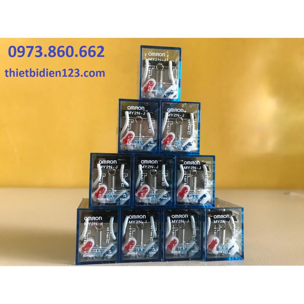 Rơ le trung gian omron 8 chân - rơ le kiếng