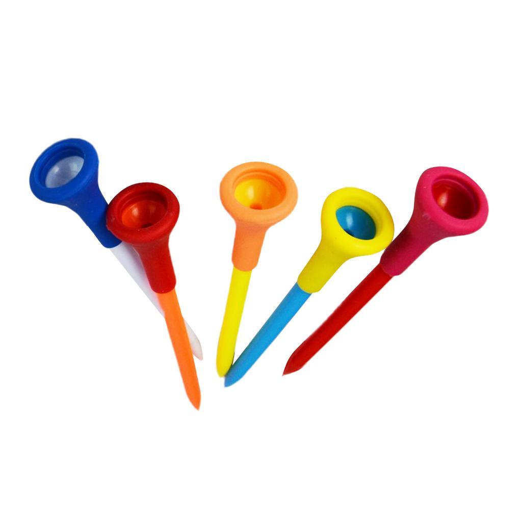 5-10pack 5 Pieces/Set Durable Soft Rubber Cushion Tees Random Color