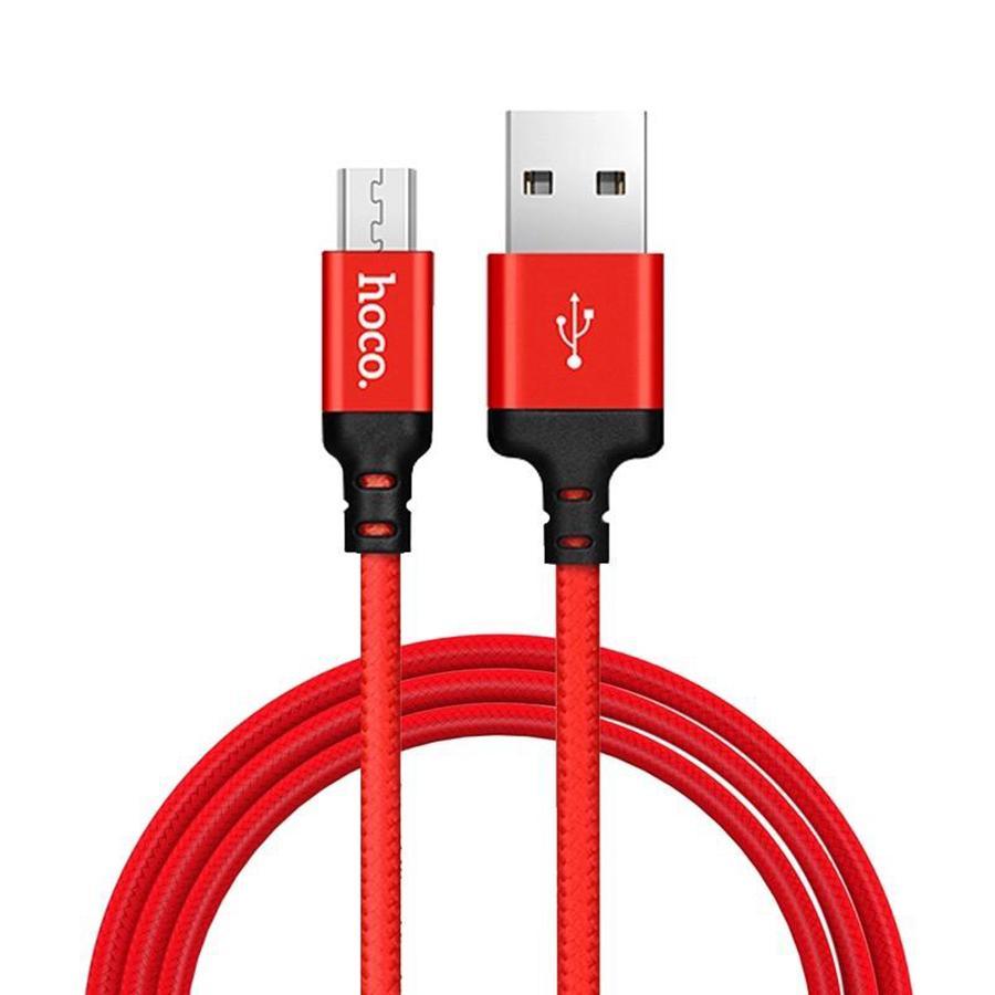 CÁP SẠC HOCO X14 MICRO USB - CÁP SẠC DÂY DÙ DÀNH CHO ĐIỆN THOẠI 1M, 2M (MÀU NGẪU NHIÊN) - JL - HÀNG CHÍNH HÃNG