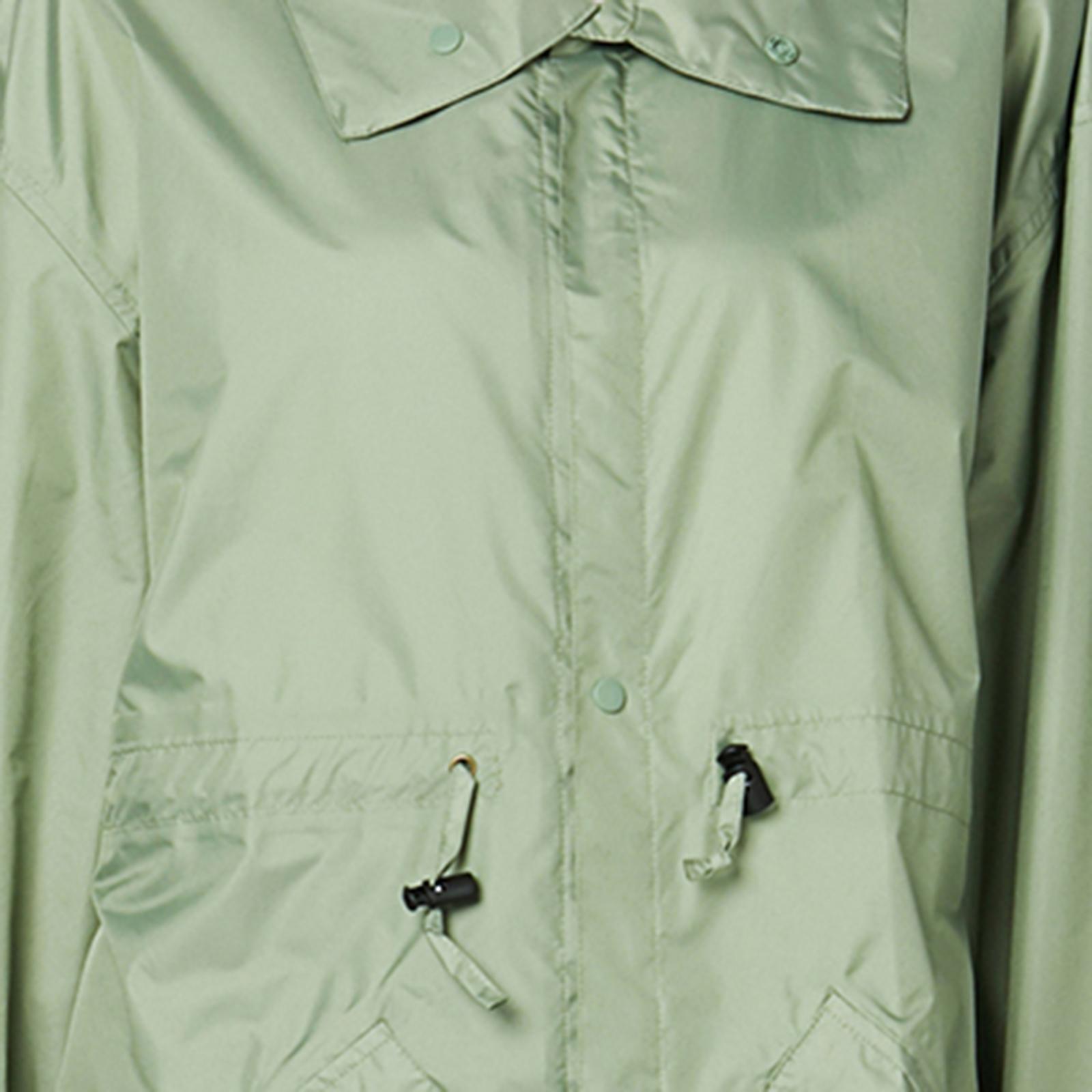 Rain Jacket Women Long Rain Coat Lightweight Waterproof Outdoor Hooded Windbreaker