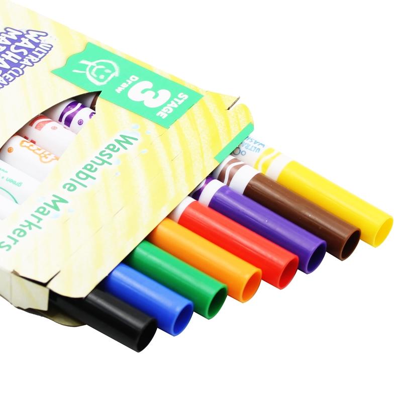 Hộp 8 Bút Lông Màu Rửa Được Ultra-Clean Washable Markers - Crayola 811324