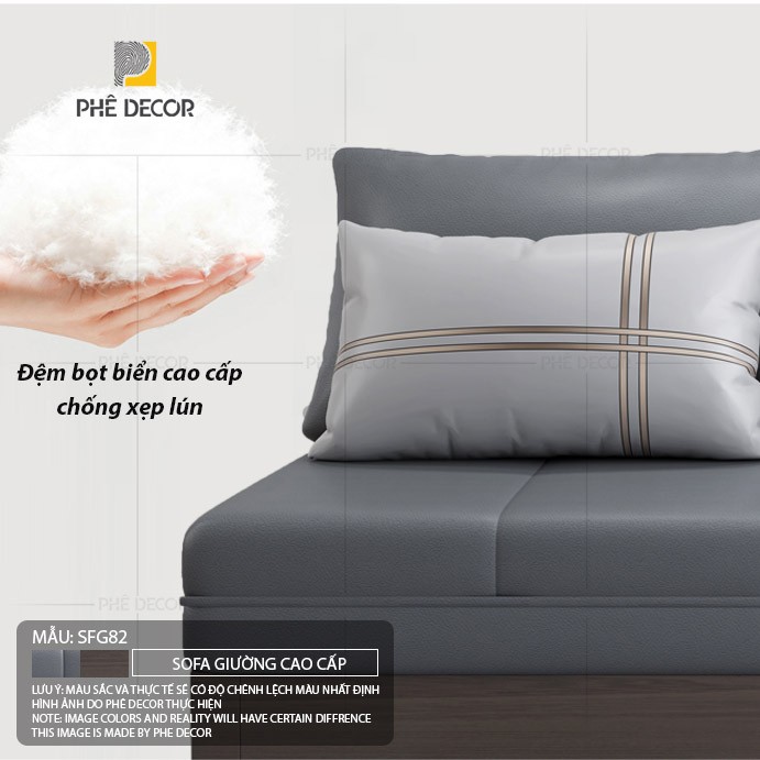SOFA GIƯỜNG CAO CẤP PISA - SFG82 - 1m2