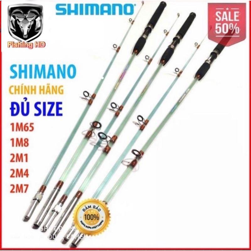 Cần Câu Máy 2 Khúc Đặc Trong Suốt Cần Câu Máy Shimano Giá Rẻ Siêu Khỏe CC18 đồ câu FISHING_HD
