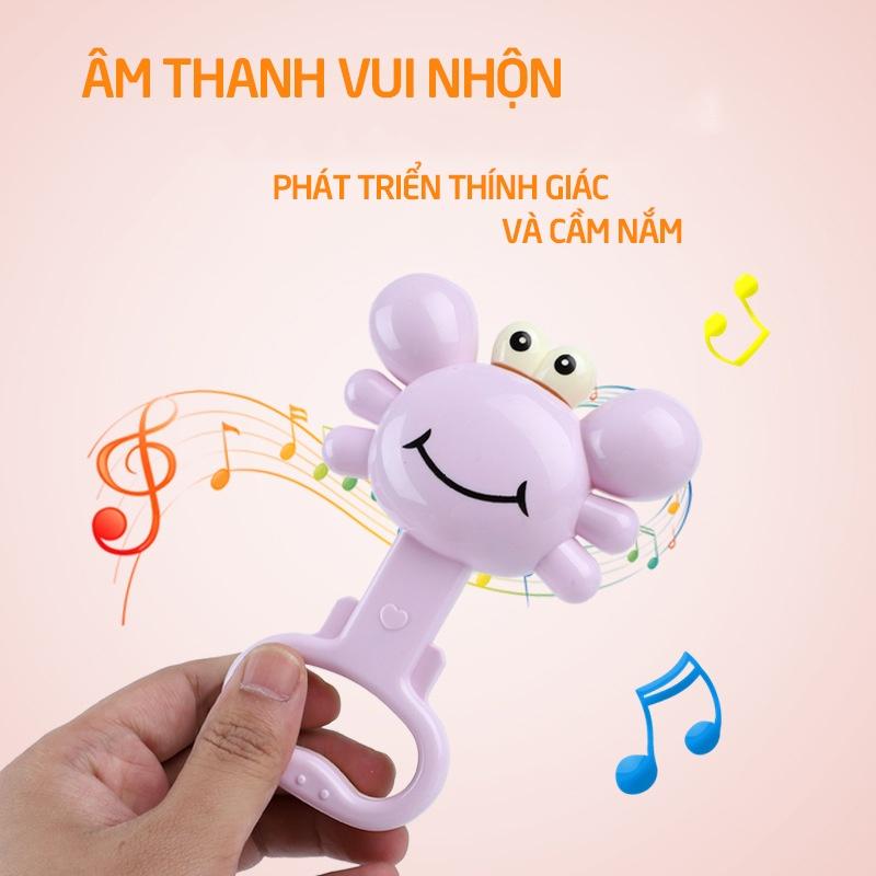 Đồ chơi xúc xắc gặm nướu 2 in 1 cho bé( hộp 8 món)