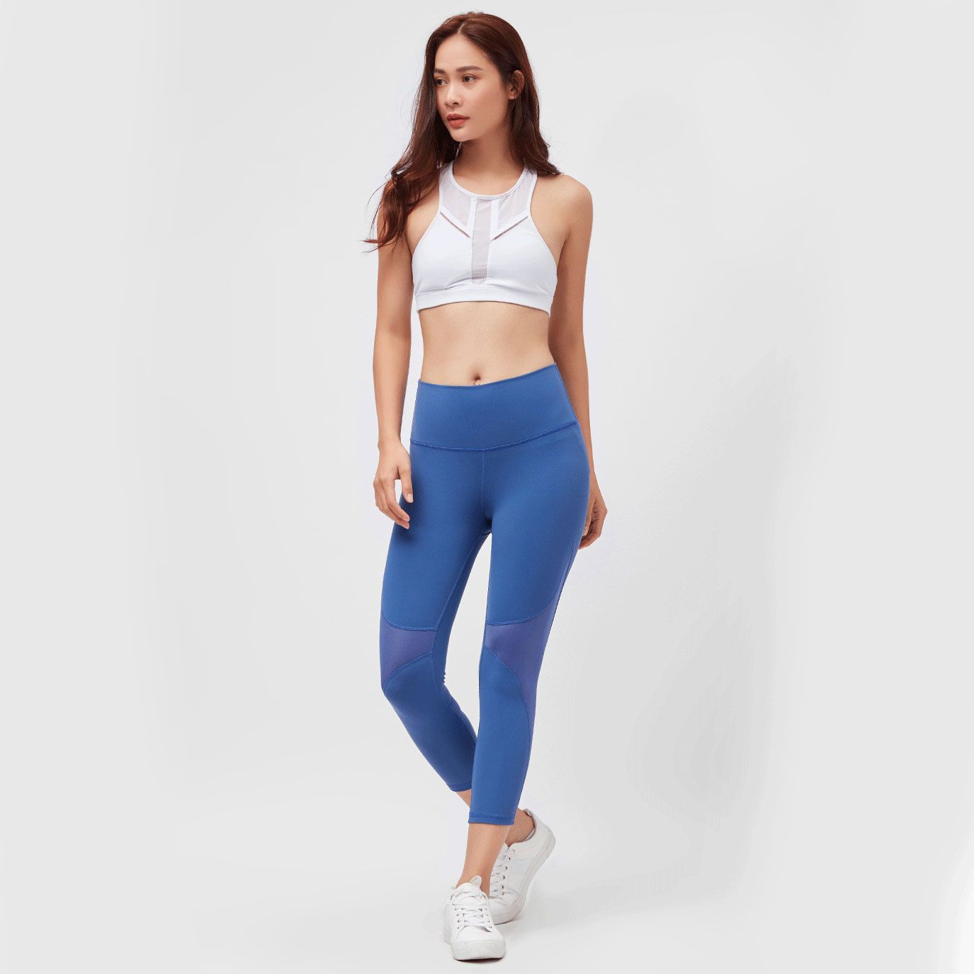 Quần Thể Thao Nữ Women High - Waistcapri Cobalt