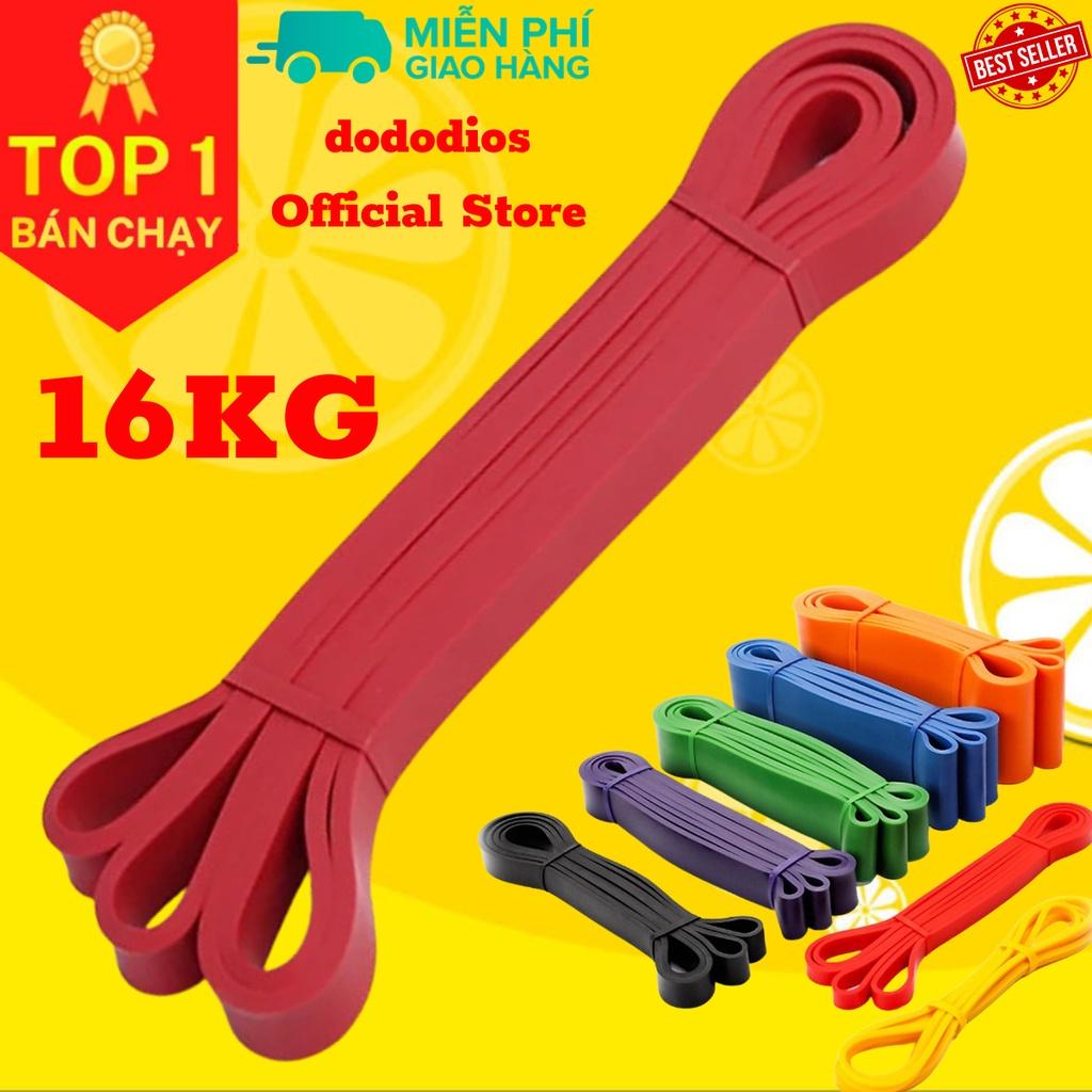 ĐỎ 16KG - Dây kháng lực tập gym power band dododios đàn hồi cao su tập tay chân mông vai đùi nam nữ