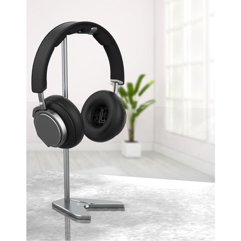 Giá treo tai nghe Headphone để bàn Boneruy P16 làm từ hợp kim nhôm để bàn cao cấp, chắc chắn, chân dạng chữ V