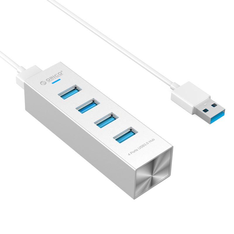 Bộ chia USB HUB 4 cổng USB 3.0 Type C Orico ASH4-U3 - Hàng Chính Hãng