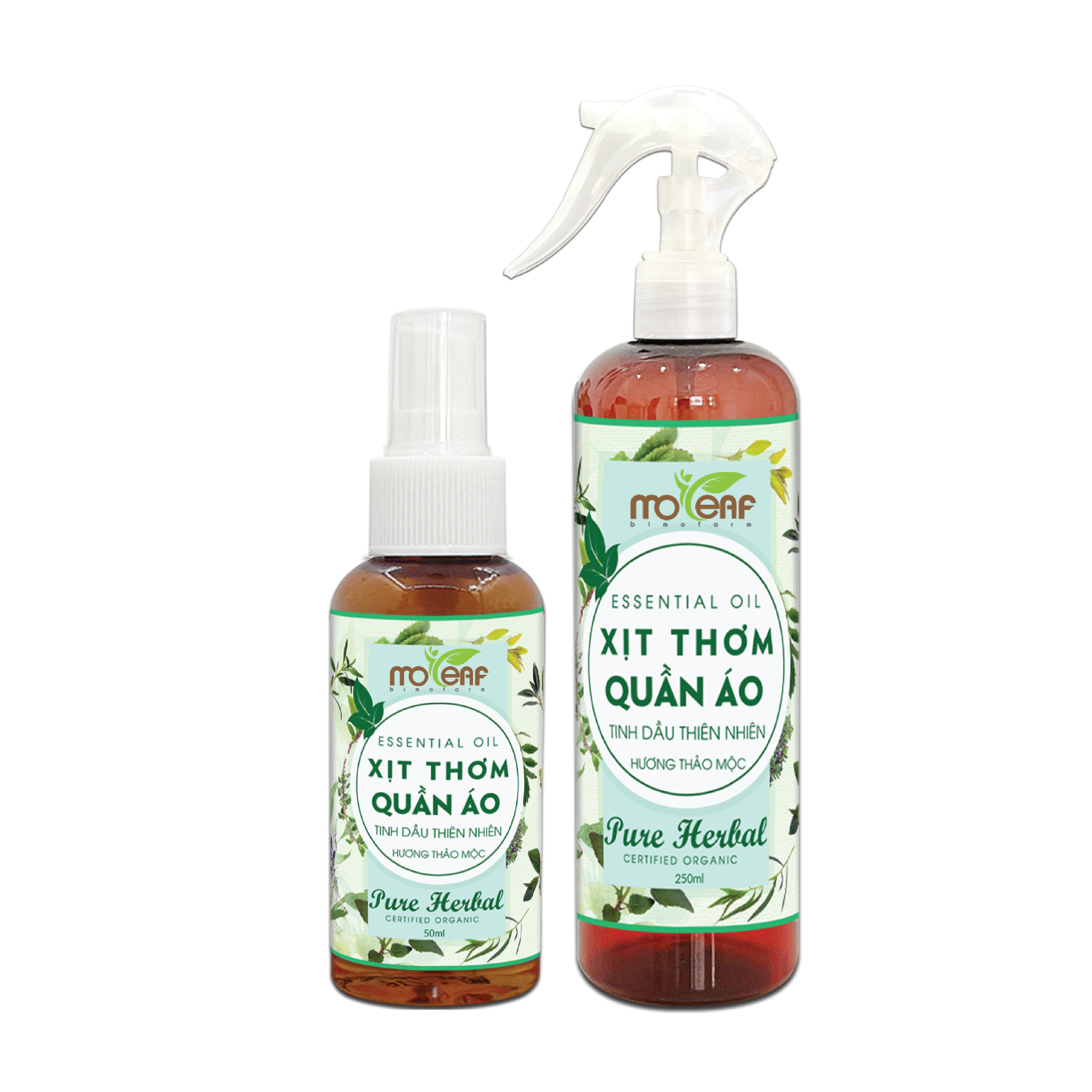 Xịt Thơm Quần Áo Hương THẢO MỘC Moleaf giúp làm phẳng quần áo, khử mùi ẩm mốc với mùi trái cây nhiệt đới ngọt ngào, thanh mát, có thể thay thế nước xả vải, nước hoa