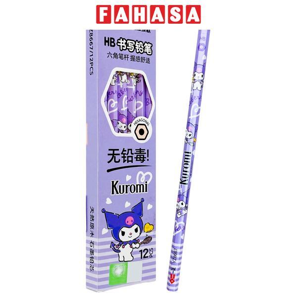 Hộp 12 Bút Chì HB Kuromi - iiGEN YZ8667