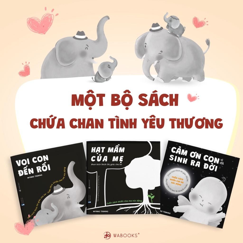 Ehon kích thích thị giác - Cảm Ơn Con - Dành cho trẻ 0-18 tháng tuổi - Bản Quyền