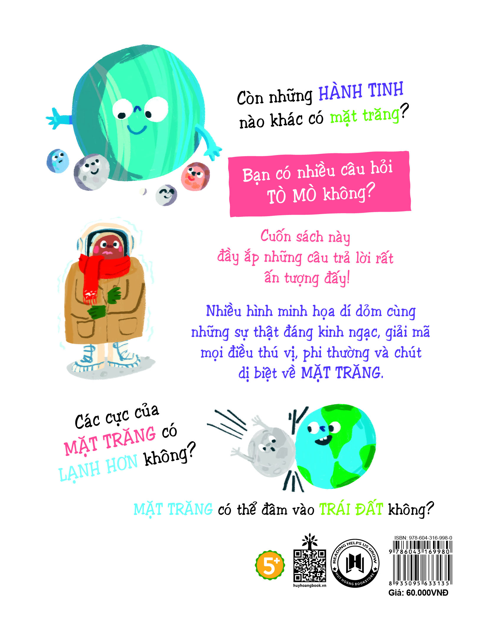 NHỮNG CÂU HỎI TÒ MÒ VÀ GIẢI ĐÁP THÚ VỊ VỀ MẶT TRĂNG