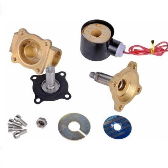 Van điện từ phi 21, phi 27,phi 34 thường đóng 220V van nước điều khiển bằng điện