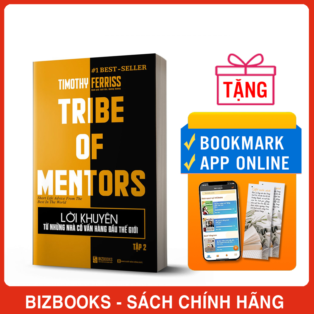 Sách Lời Khuyên Từ Những Nhà Cố Vấn Hàng Đầu Thế Giới  Tribe Of Mentors Tập 2