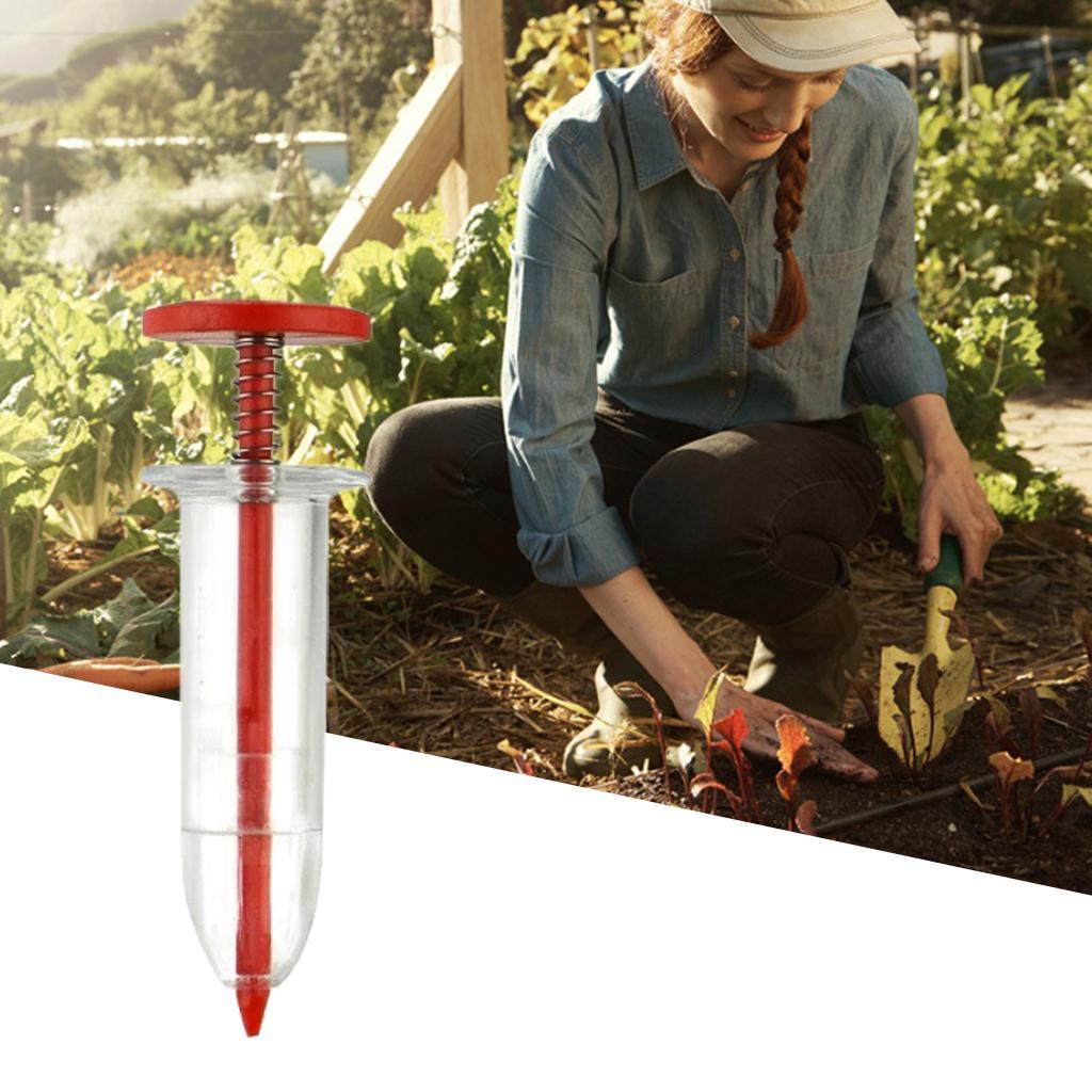 Seed Dispenser Sower Seed Spreader Garden Flower Planter Seeder Tool for Control, Syringe Seeder Dispenser for Tiny Seeds