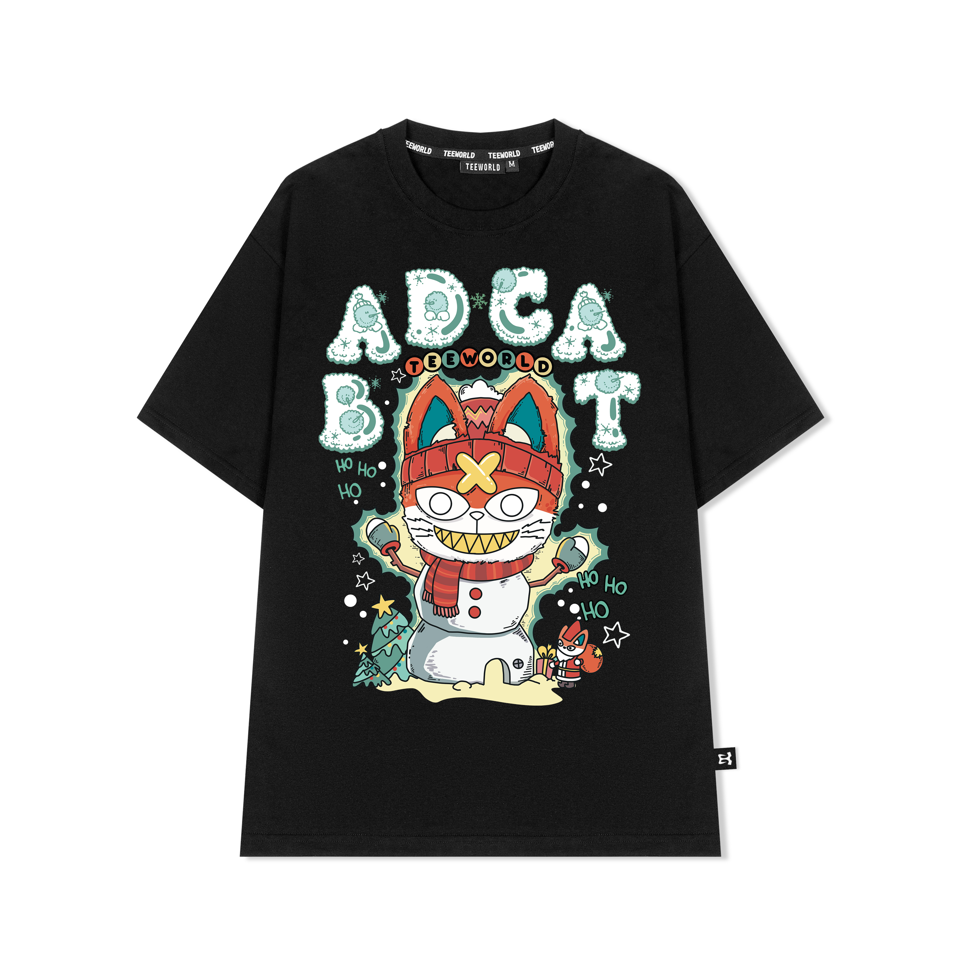Áo thun Hohoho Bad Cat T-shirt Nam Nữ Form rộng Unisex