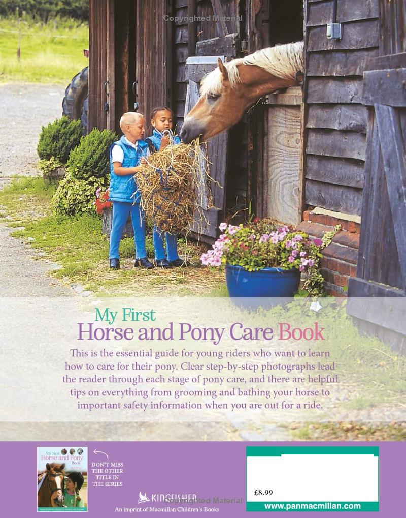Sách ngoại văn: My First Horse And Pony Care Book