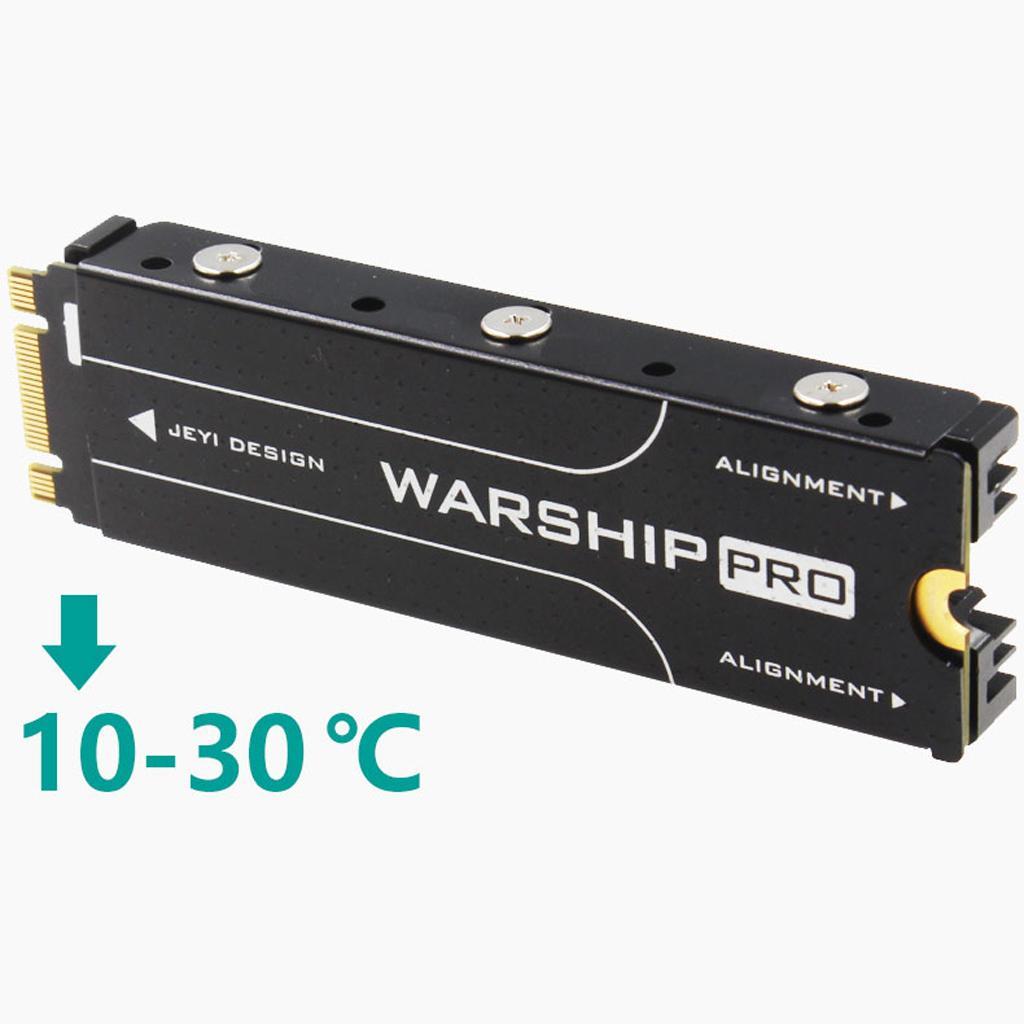 3pcs Aluminum Heatsink For NVMe M.2 2280 SSD w/ Thermal Pad Screws