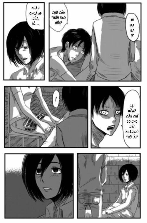 tấn công người khổng lồ - doujinshi eren x mikasa chapter 43 3
