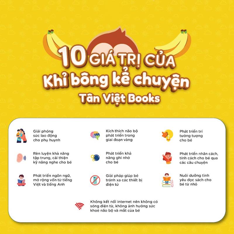 Khỉ Bông Kể Chuyện - Món Quà Trí Tuệ Cho Bé