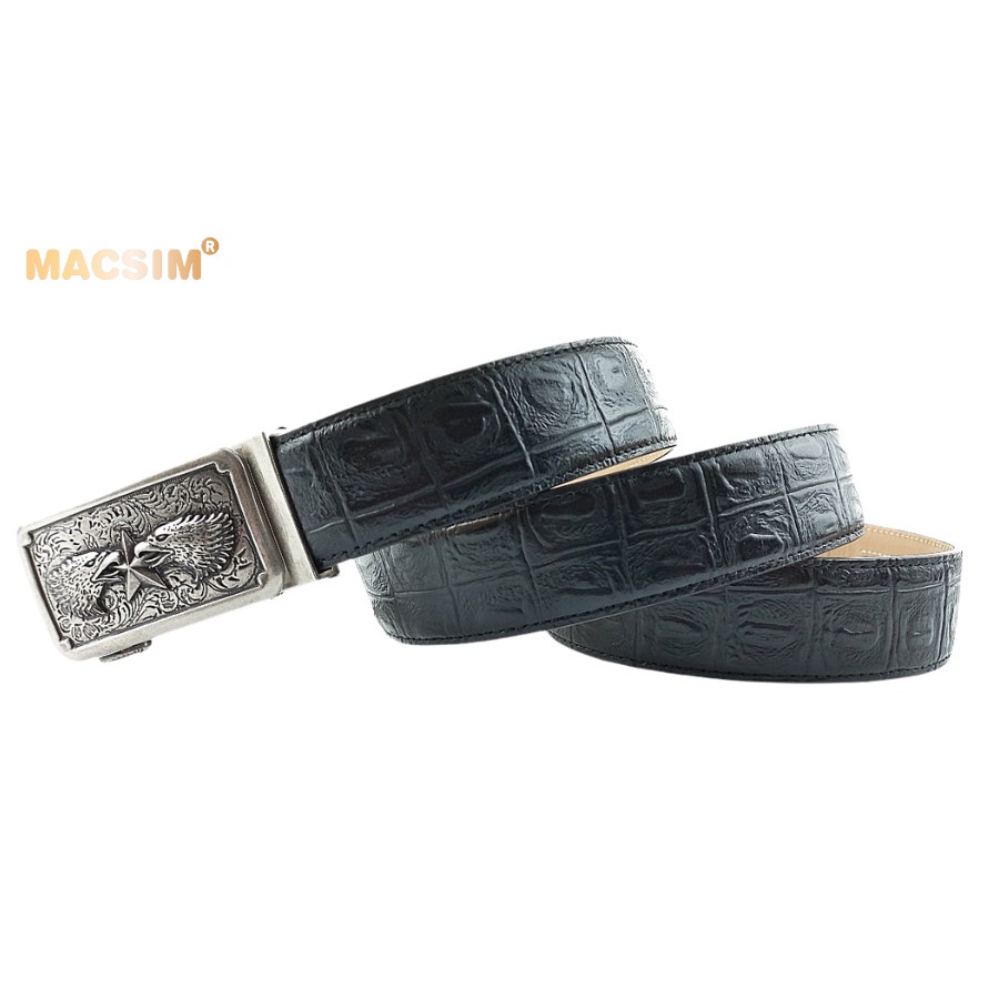 Thắt lưng nam da thật cao cấp nhãn hiệu Macsim MS022