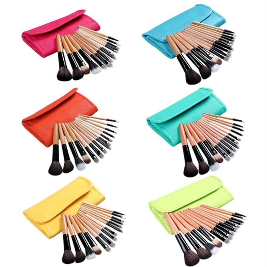 Set 12 Cọ Trang Điểm 2 Tặng Kèm Túi Đựng Tiện Dụng
