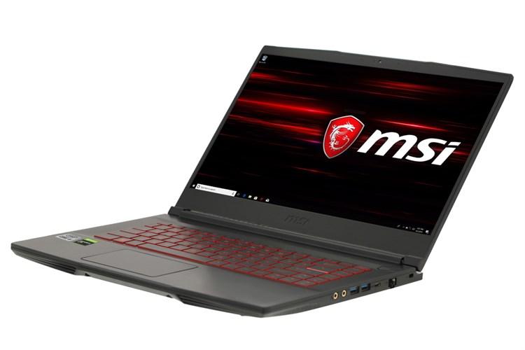 Laptop MSI GF63 Thin 10SC i7 10750H/8GB/512GB/4GB GTX1650 Max-Q/15.6&quot;F/144Hz/Balo/Chuột/Win10/(480VN)/Đen - Hàng chính hãng