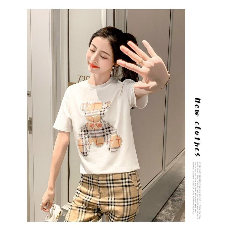 SET BỘ THỜI TRANG FOM RỘNG PHỐI HỌA TIẾT BBR GẤU THÊU