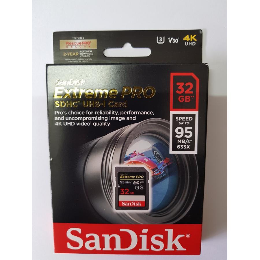 Thẻ Nhớ SDHC Sandisk Extreme Pro 95MBs 32GB - Hàng Nhập Khẩu