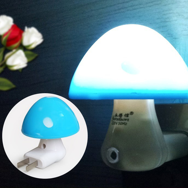 Combo 3 đèn ngủ hình cây nấm tự động sáng - Giao màu ngẫu nhiên