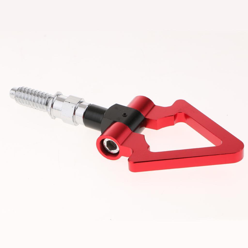 Car Triangle Trailer Auto Front Rear Tow Hook for  European Vehicles Red