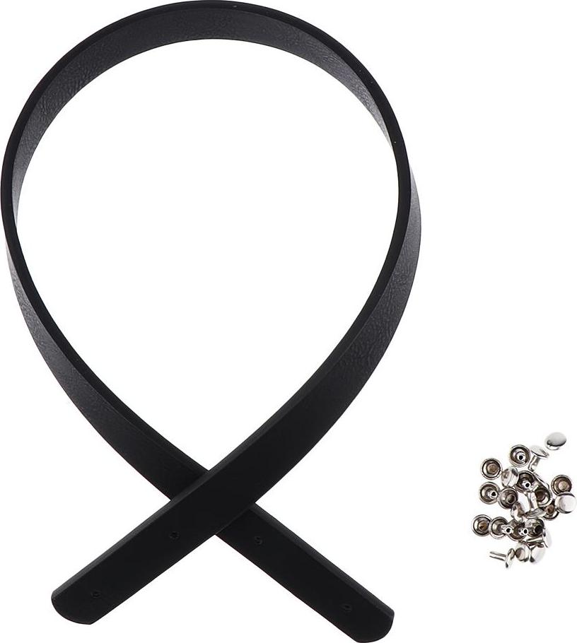 2 Khúc Có Thể Tháo Rời Thay Thế Đen Túi Xách Tay Cầm Dây Lưng Tự Làm Phụ Kiện