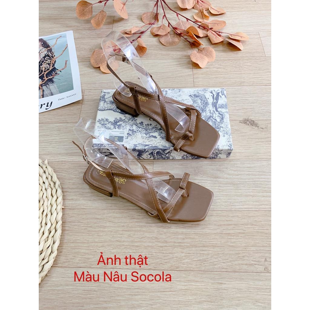 Sandal nữ đế bằng xỏ ngón (Mã G42 - VNXK)