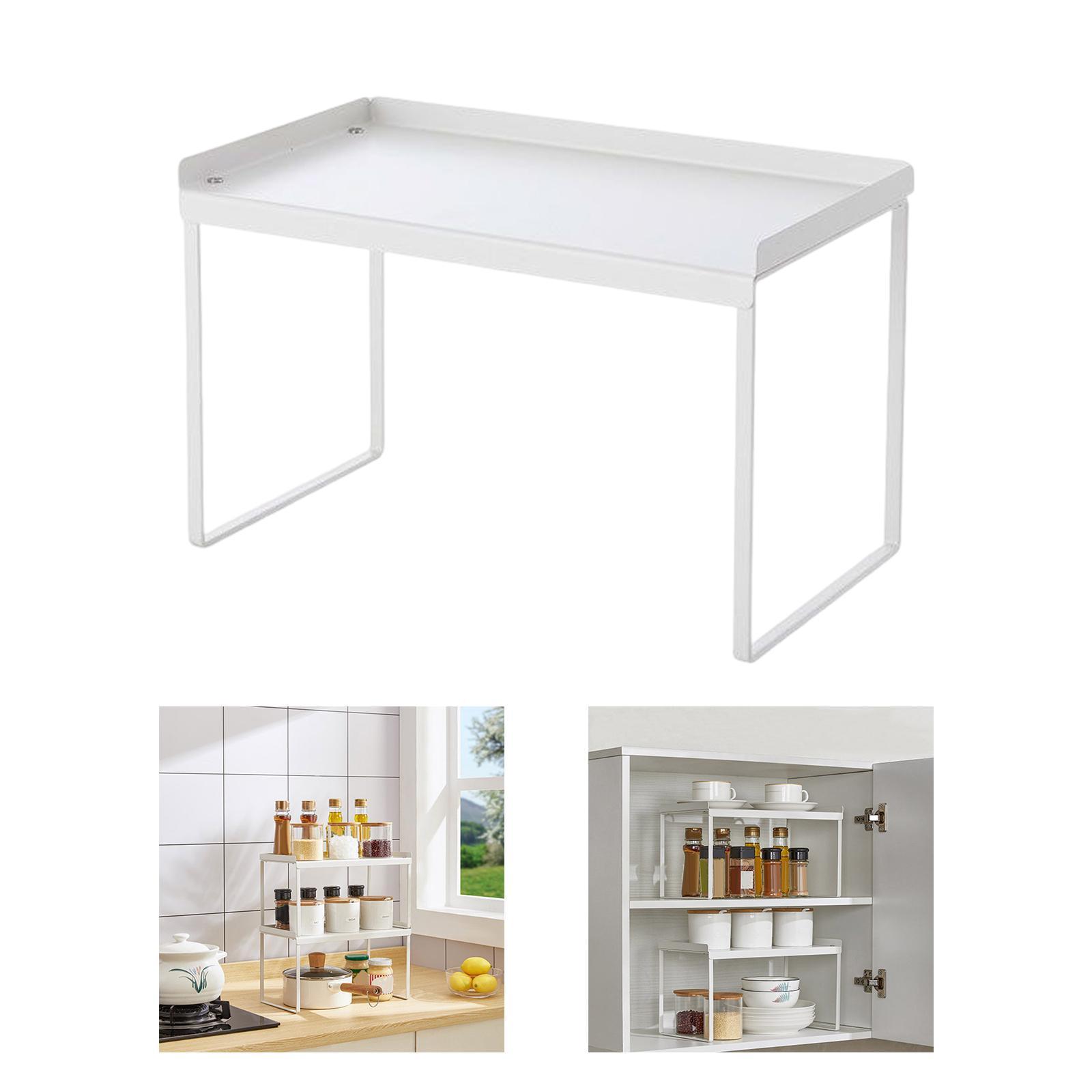 Cosmetic Holder Standing Shelf Bathroom Shelf for Desktop Cupboard Kitchen Countertop