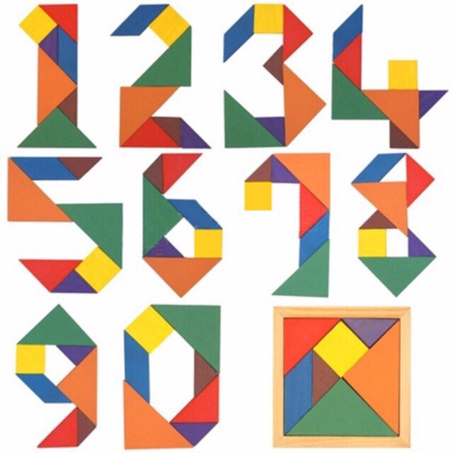 Bộ đồ chơi trí uẩn Tangram