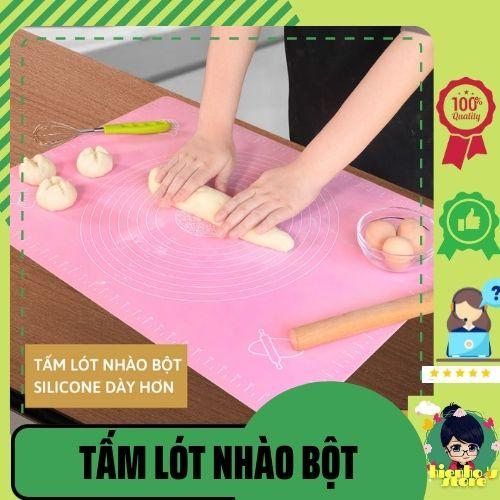 Tấm Lót Nhào Bột Cán Bột Làm Bánh Bằng Silicone Chống Dính HH0041