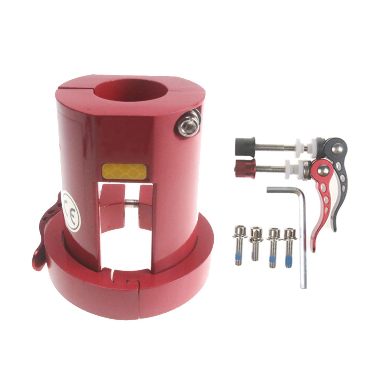 Folding Clamp Durable for Electric Scooter Electric Scooter Accessories Red