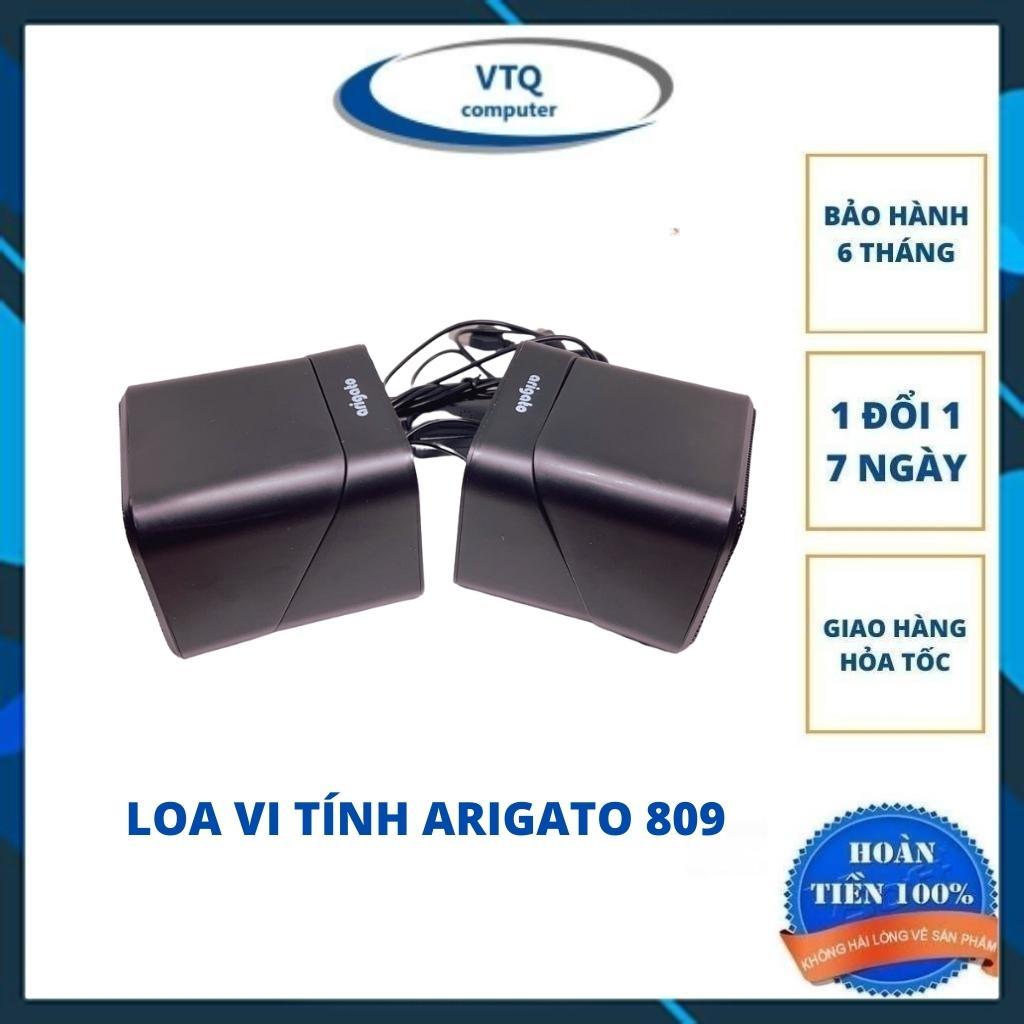 Loa vi tính, Loa mini 2.0 Arigato 809, thiết kế lạ mắt, thay đổi hình dáng loa, chất lượng âm thanh ấn tượng