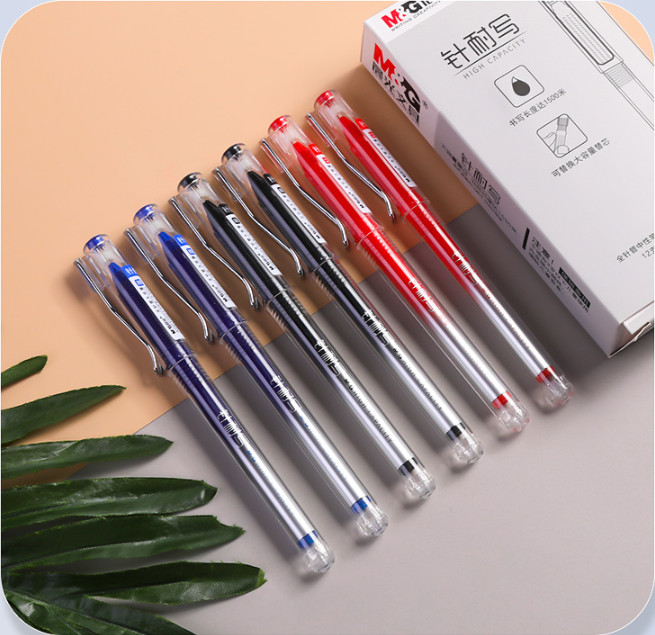 Bút gel M&G 0.5mm mực xanh- nắp đậy sang trọng AGPT0601