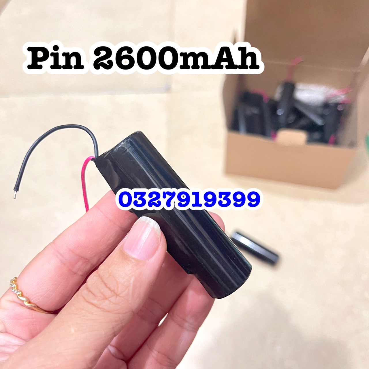 Pin tông đơ dung lượng lớn 2600mAh