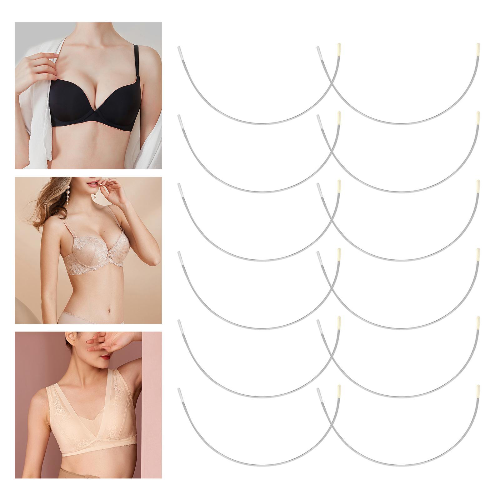 6 Pair Stainless Steel Bra Underwire Women Bra Underwire Replacement Cup B
