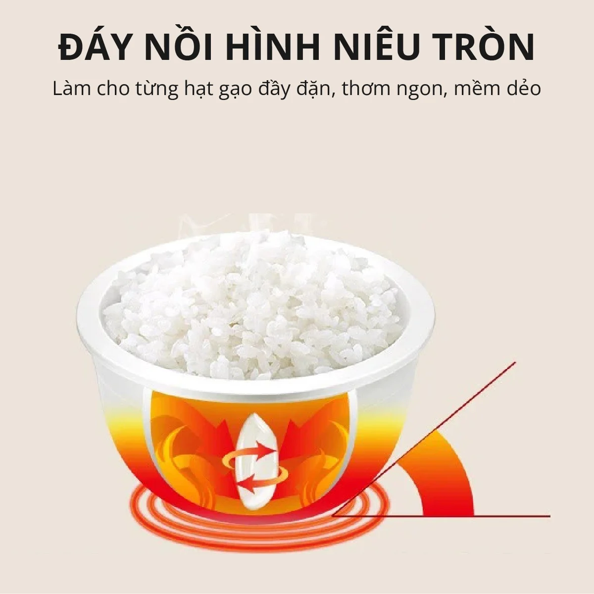 Nồi Cơm Điện Sứ Dưỡng Sinh Mishio MK365 lòng sứ nguyên chất 0.8L không chứa chất chống dính - Hàng chính hãng