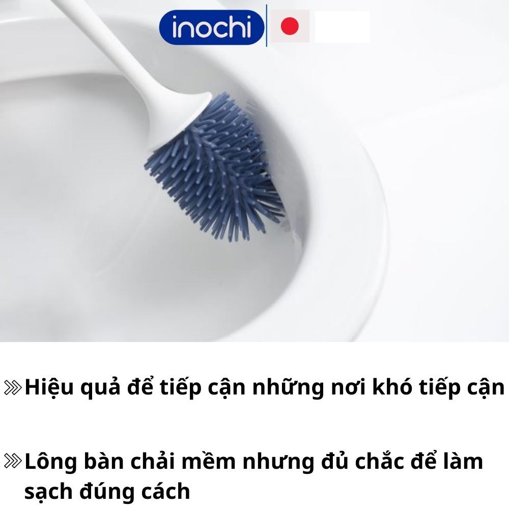 Hình ảnh Chổi cọ nhà vệ sinh bồn cầu toilet silicon inochi kirei thông minh cây cọ bồn cầu chà nhà tắm tiện dụng