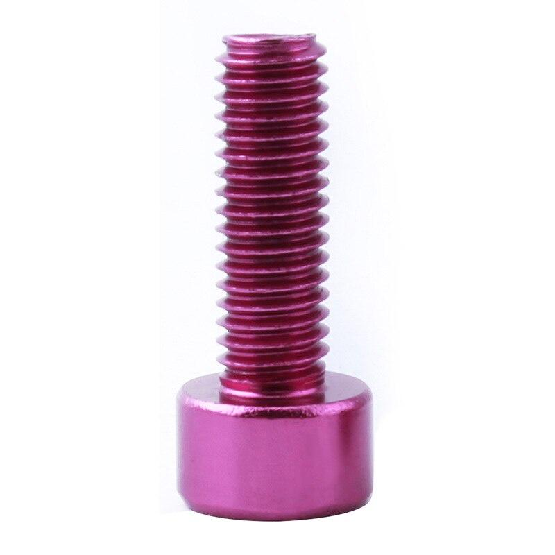 4 Pieces Water Bottle Cage Bolts Holder Screws Hex Socket Screws Aluminum Alloy Bicycle Accessories Screws Aluminum