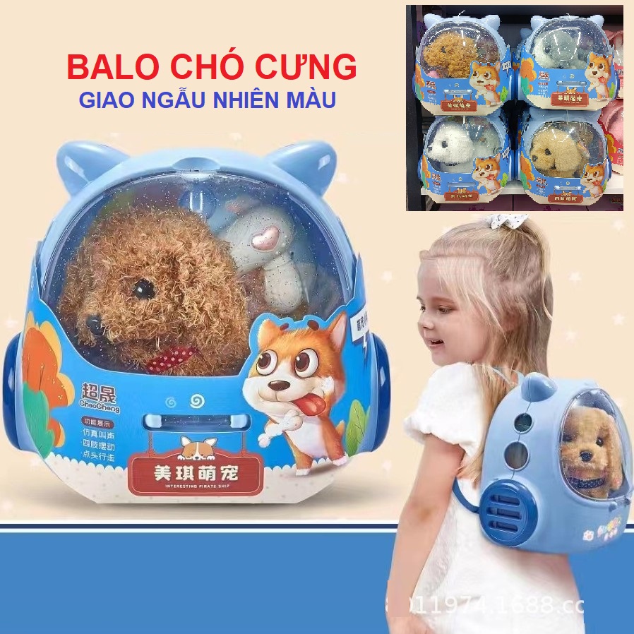 Robot điều khiển từ xa cho bé đồ chơi chú chó thông minh cảm ứng tay có thể nhảy múa ca hát, quà tặng sinh nhật cho bé