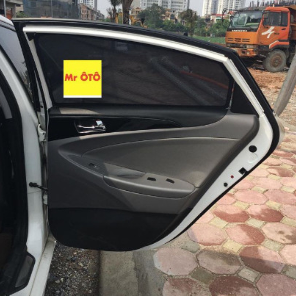 Rèm che nắng chống UV xe Hyundai Sonata 2010 - 2014, rèm che nắng nam châm hàng loại 1 Mr