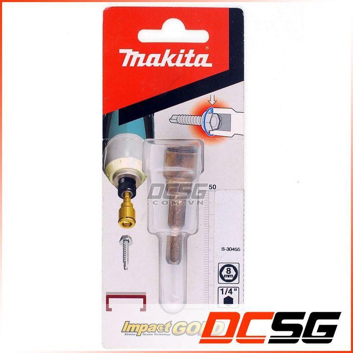 Đầu bắn tôn Impact Gold, 8.0x50mm 1/4&quot; chuôi dài Makita B-30455